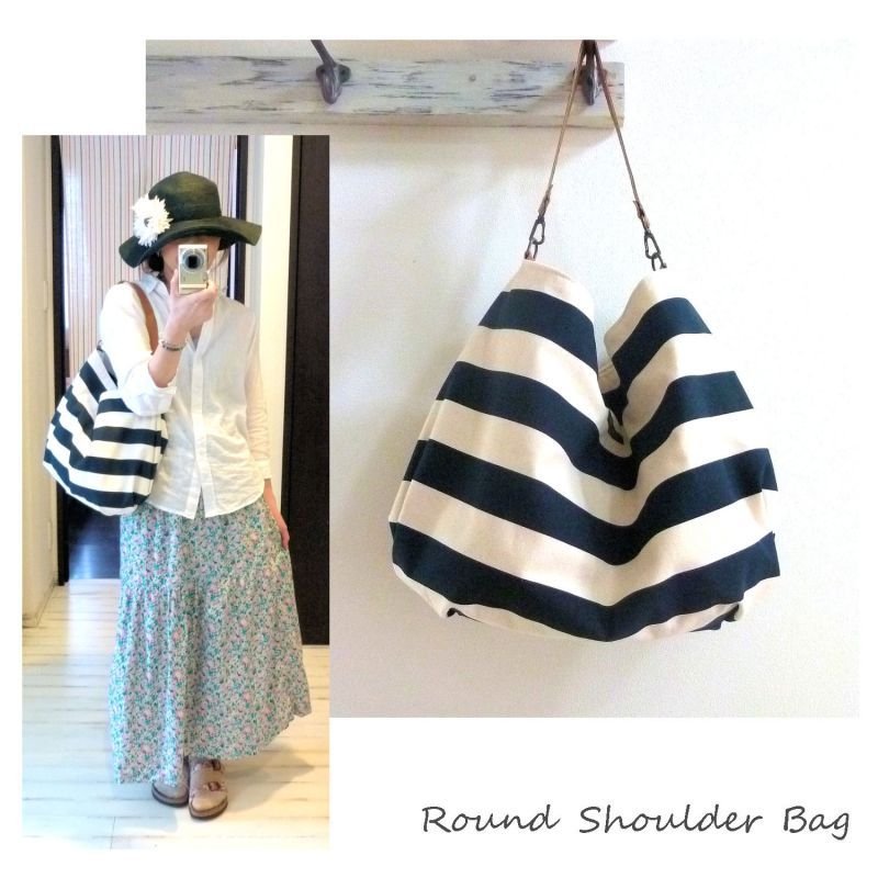 画像2: [型紙]コロンとまぁるいショルダーバッグ (2)