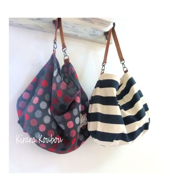 画像1: [型紙]コロンとまぁるいショルダーバッグ (1)