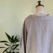 画像5: [受注生産]国産リネンのバルーンスリーブ｜丸襟ブラウス (5)